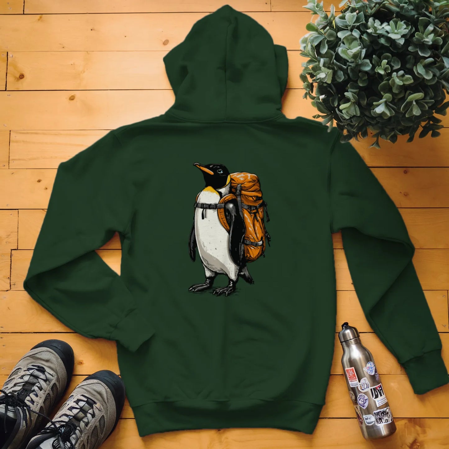 Emperor Penguin Backpacker Hoodie