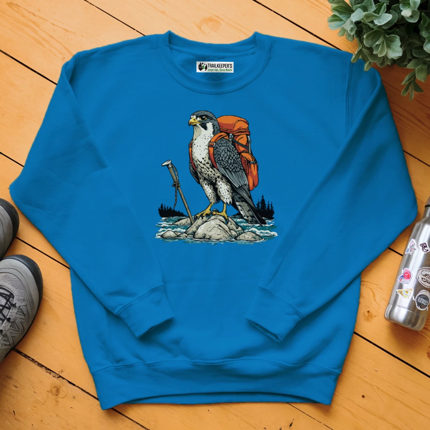 Falcon Backpacker On River Sweatshirt