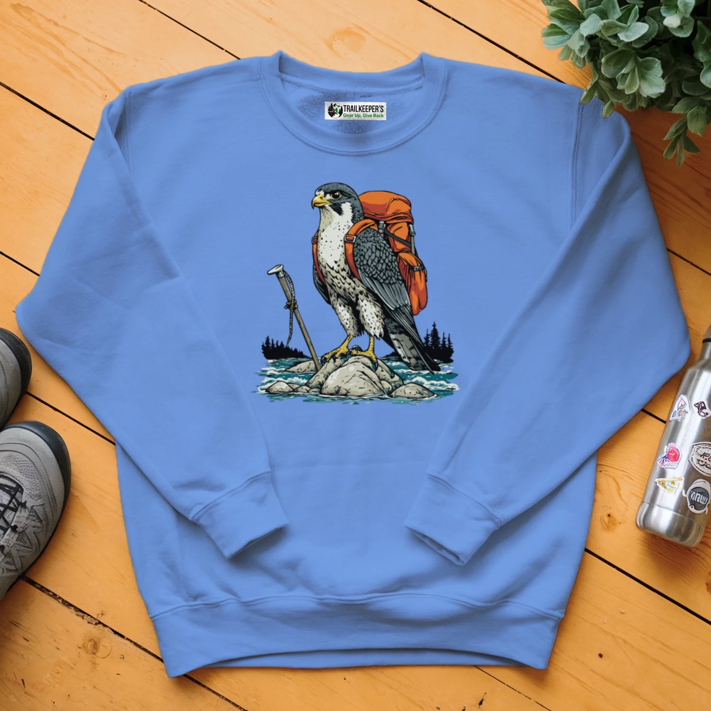 Falcon Backpacker On River Sweatshirt