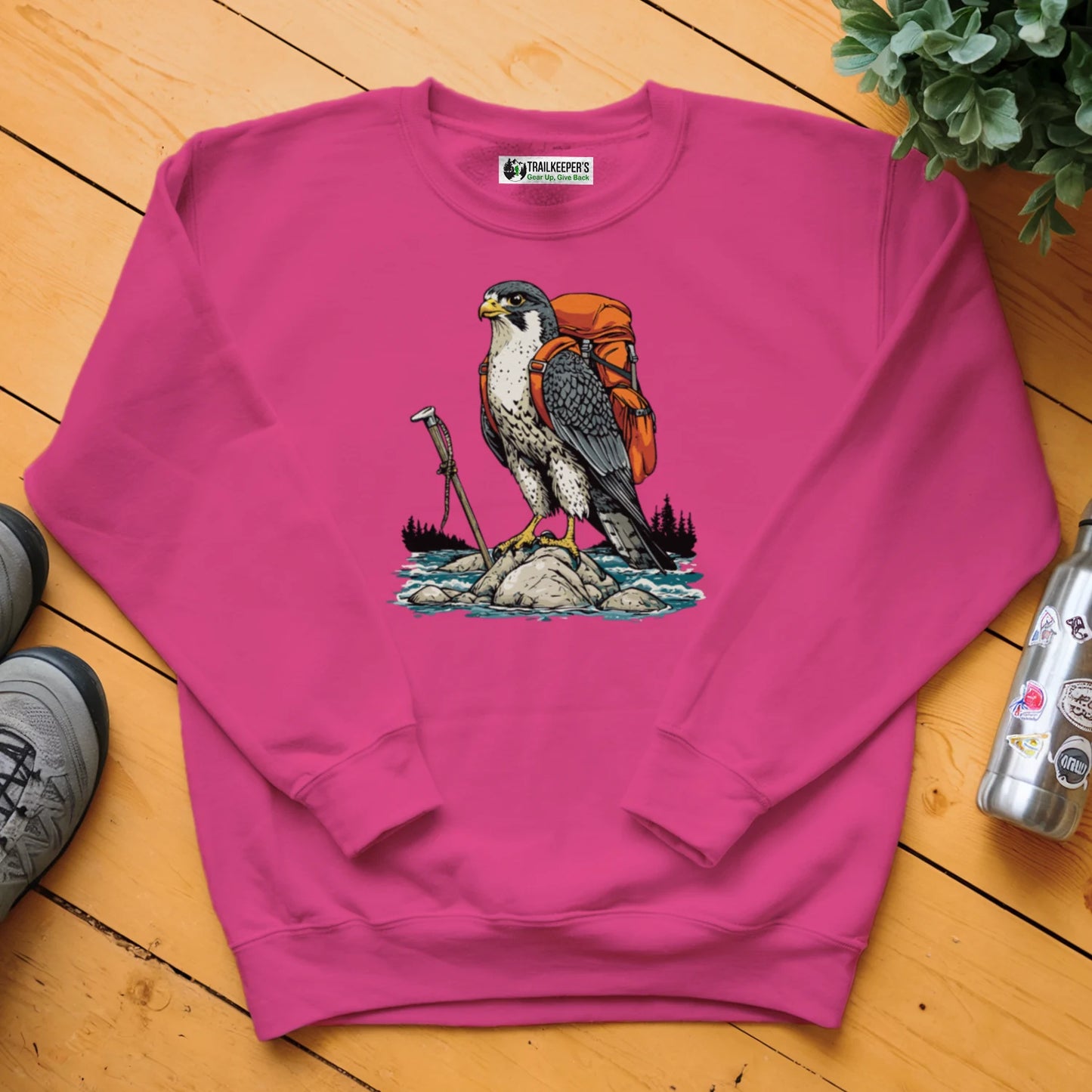 Falcon Backpacker On River Sweatshirt