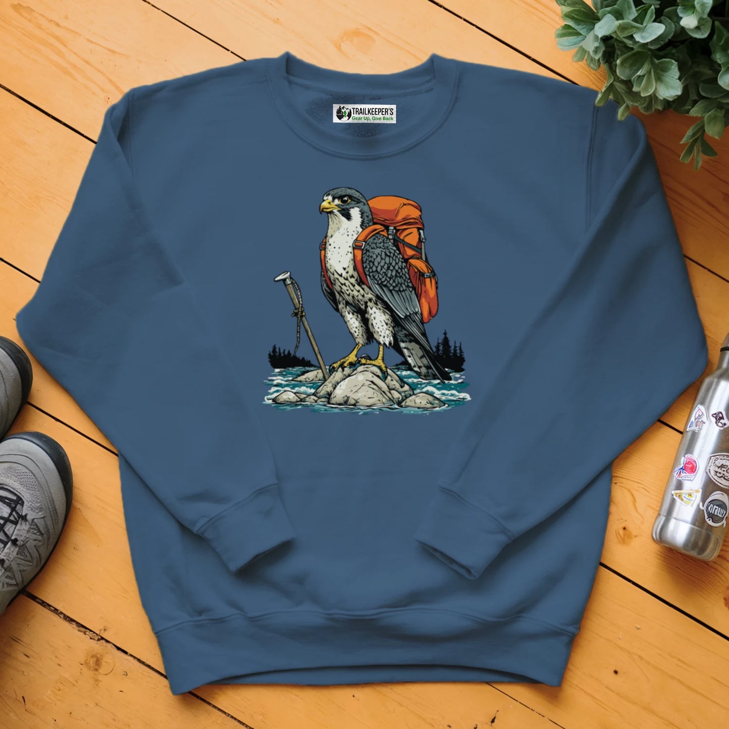 Falcon Backpacker On River Sweatshirt