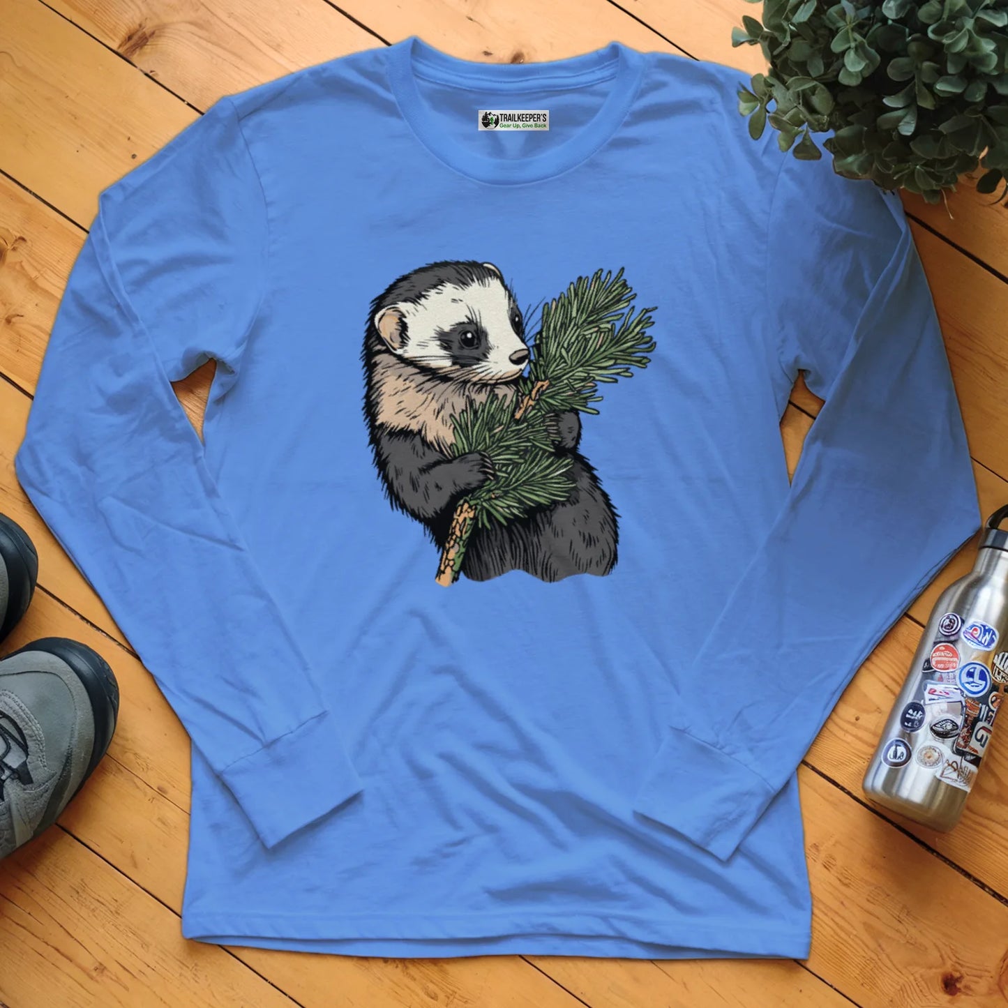 Ferret Tree Hugger Long Sleeve T-Shirt