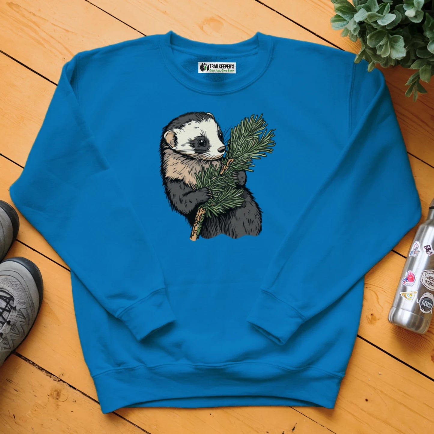 Ferret Tree Hugger Sweatshirt