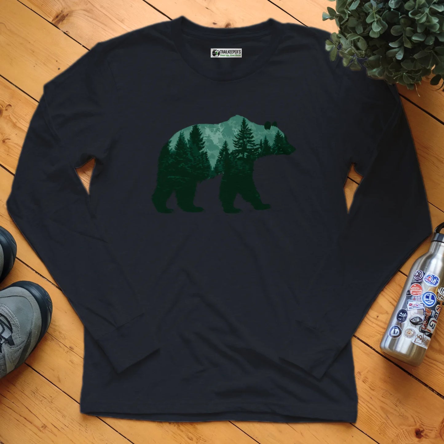 Forest Bear Long Sleeve T-Shirt