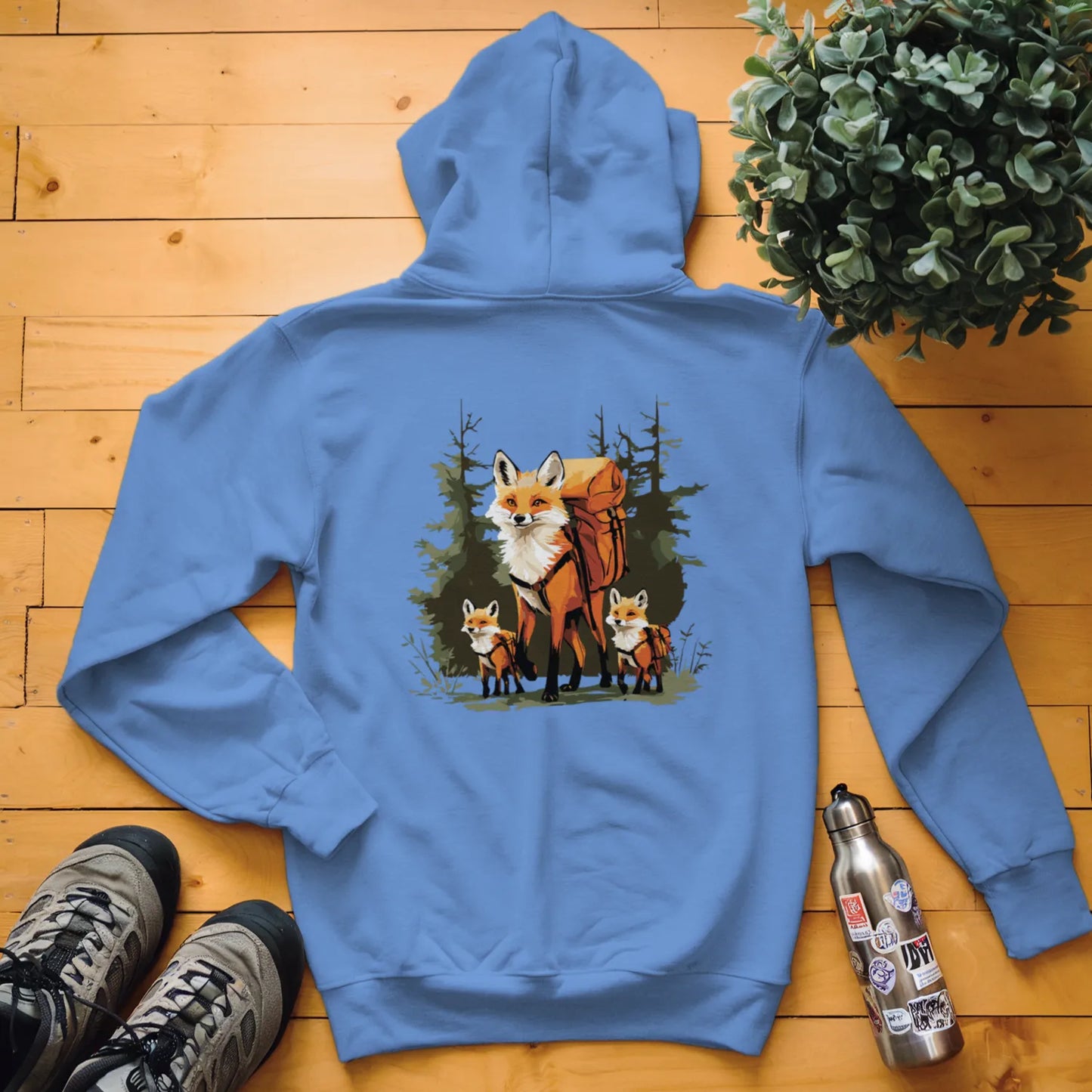 Fox Backpacker Family Hoodie