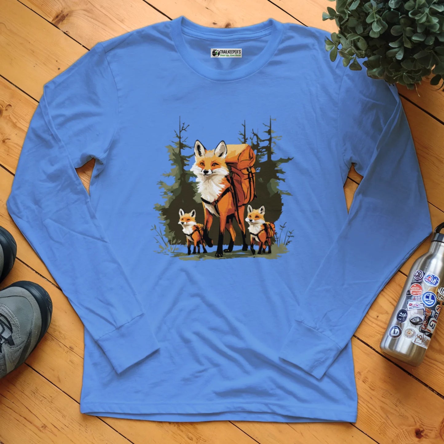 Fox Backpacker Family Long Sleeve T-Shirt