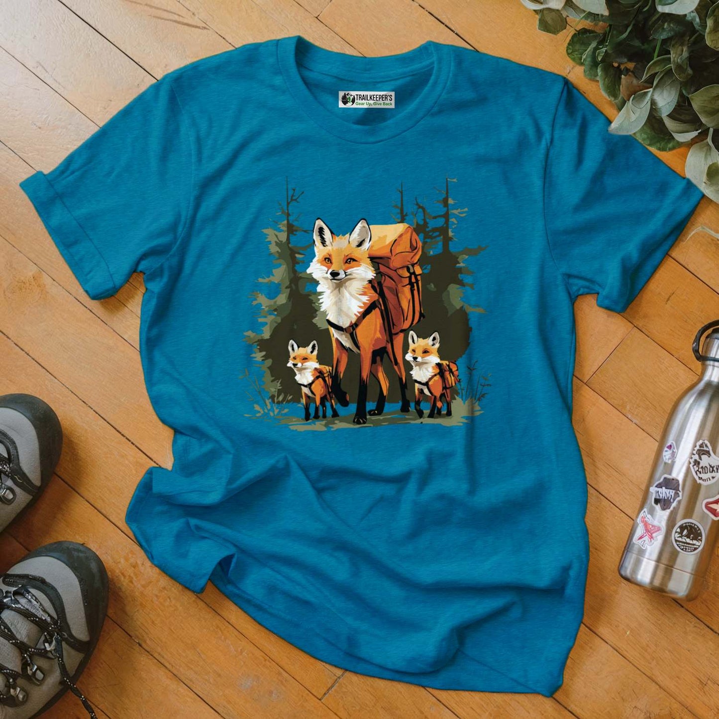 Fox Backpacker Family T-Shirt