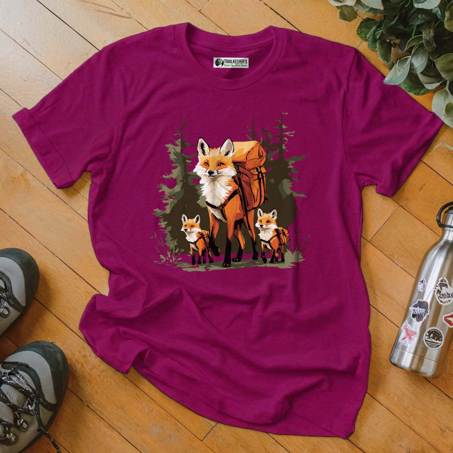 Fox Backpacker Family T-Shirt