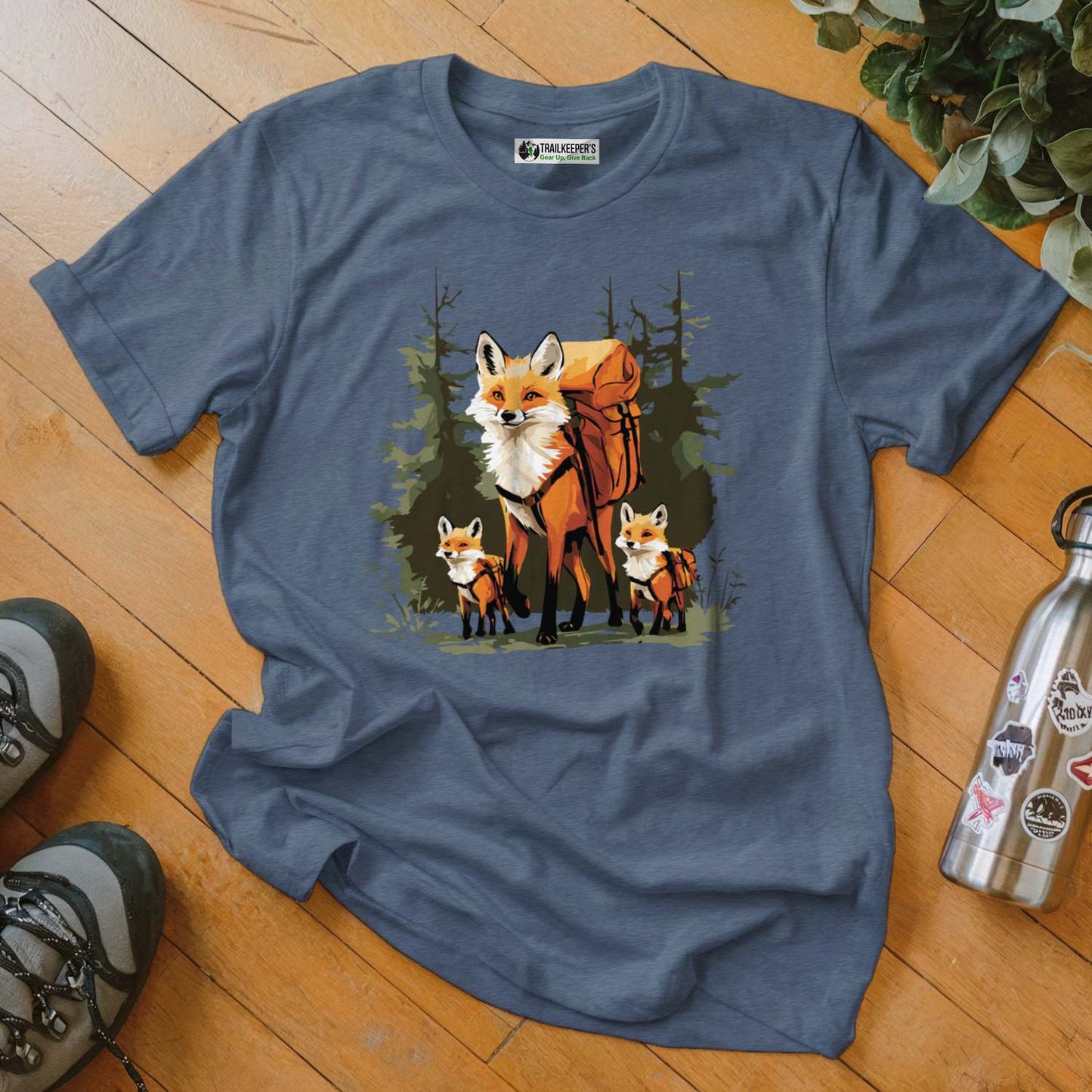 Fox Backpacker Family T-Shirt
