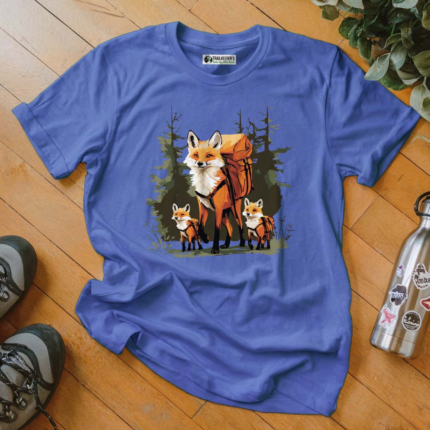 Fox Backpacker Family T-Shirt