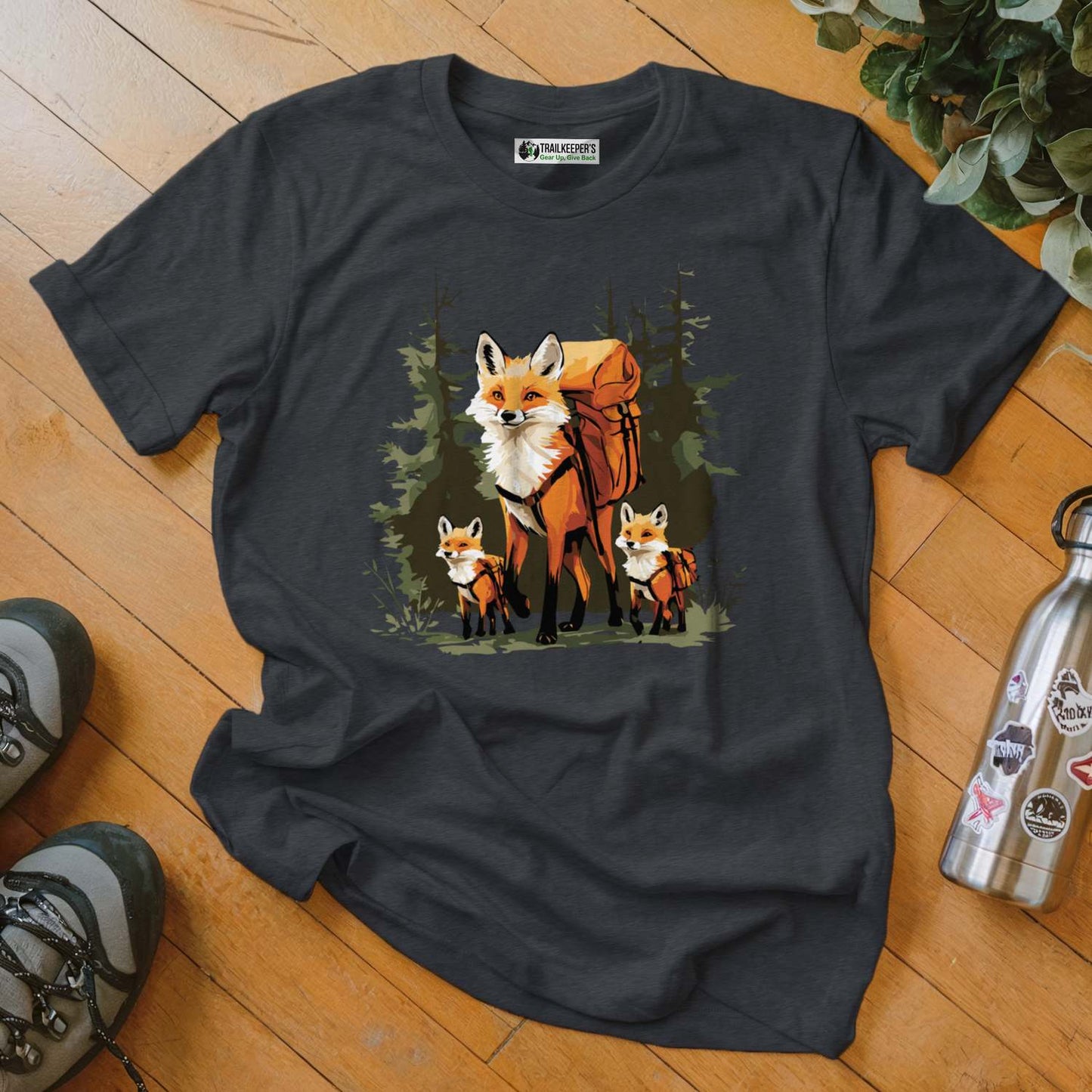 Fox Backpacker Family T-Shirt