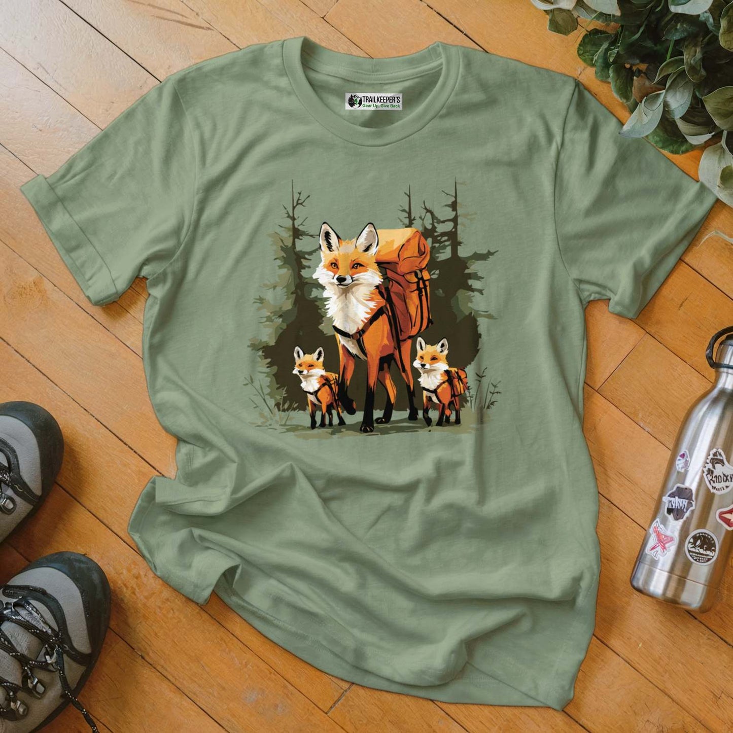 Fox Backpacker Family T-Shirt