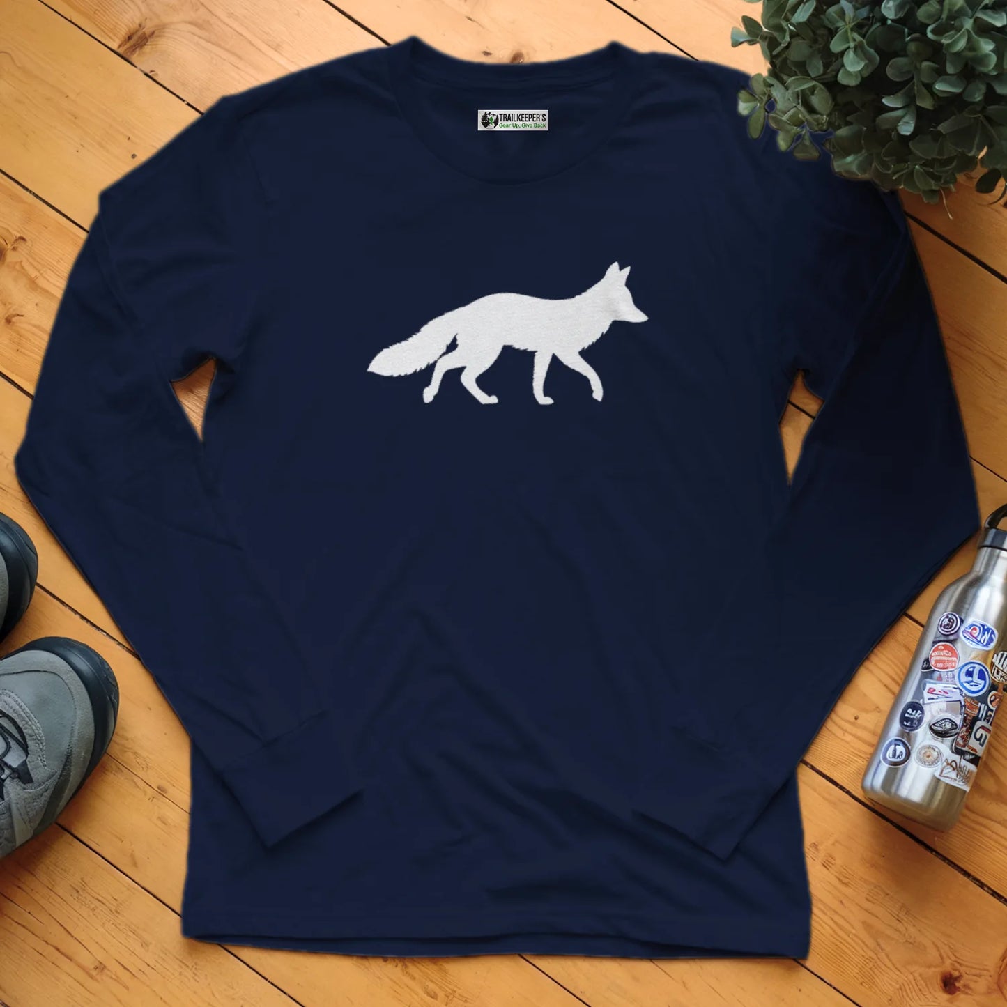 Fox Silhouette Long Sleeve T-Shirt