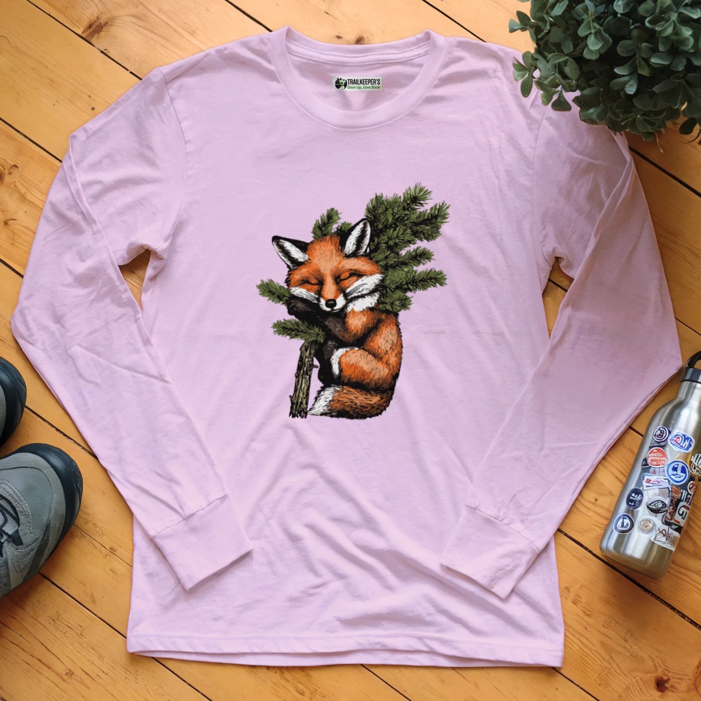 Fox Tree Hugger Long Sleeve T-Shirt