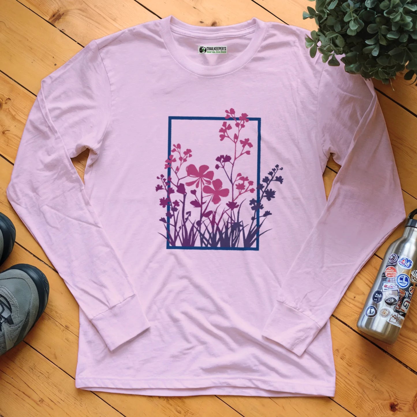 Framed Wildflowers Long Sleeve T-Shirt