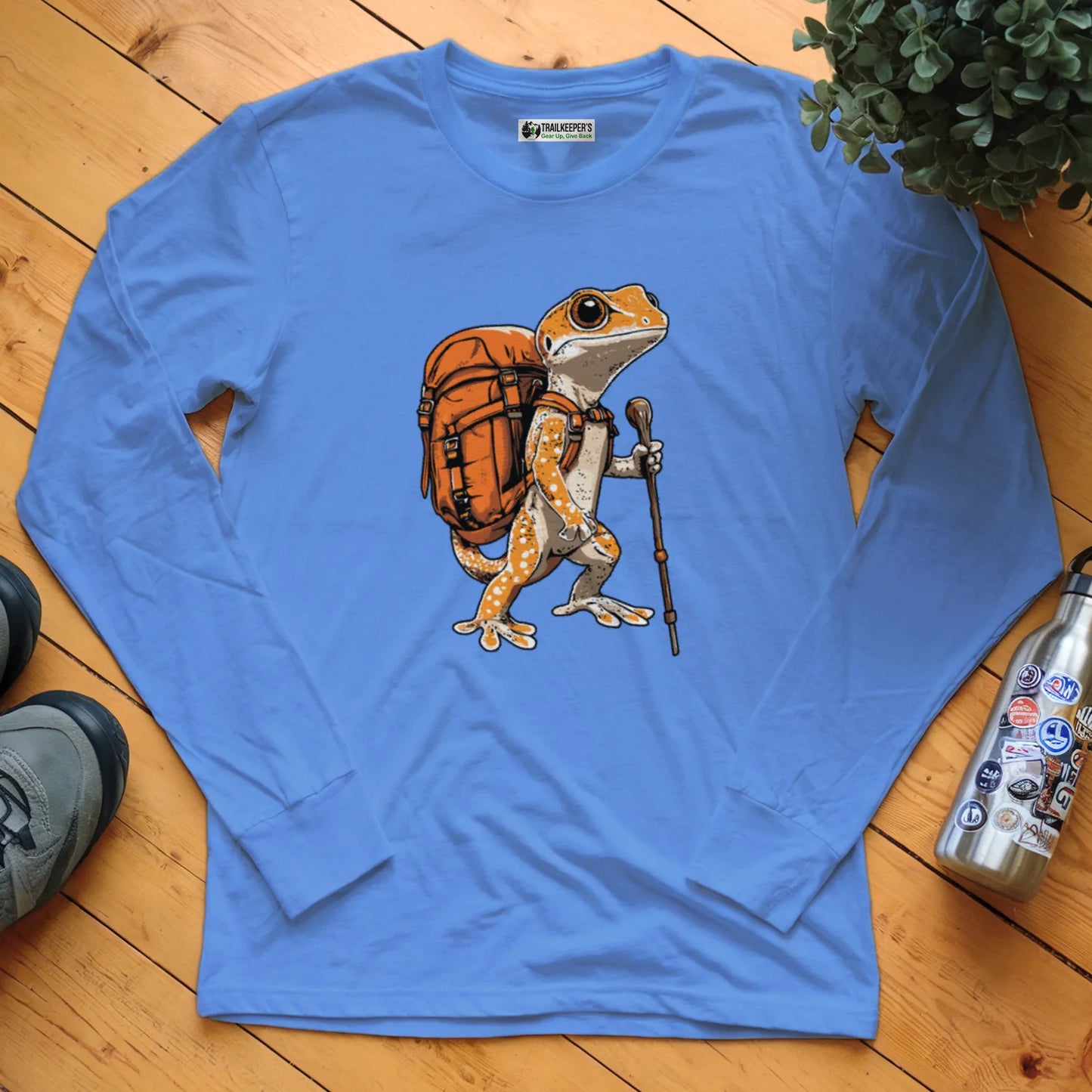 Gecko Backpacker Long Sleeve T-Shirt