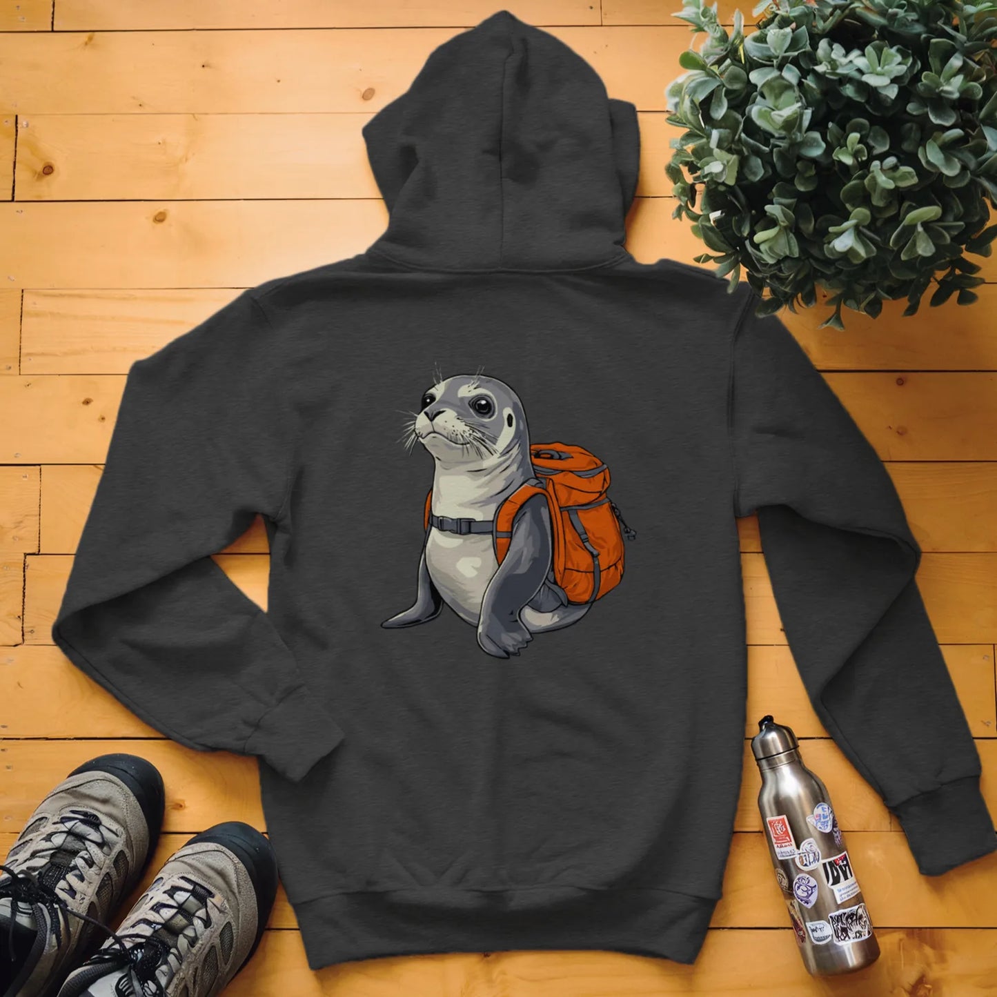 Grey Seal Backpacker Hoodie