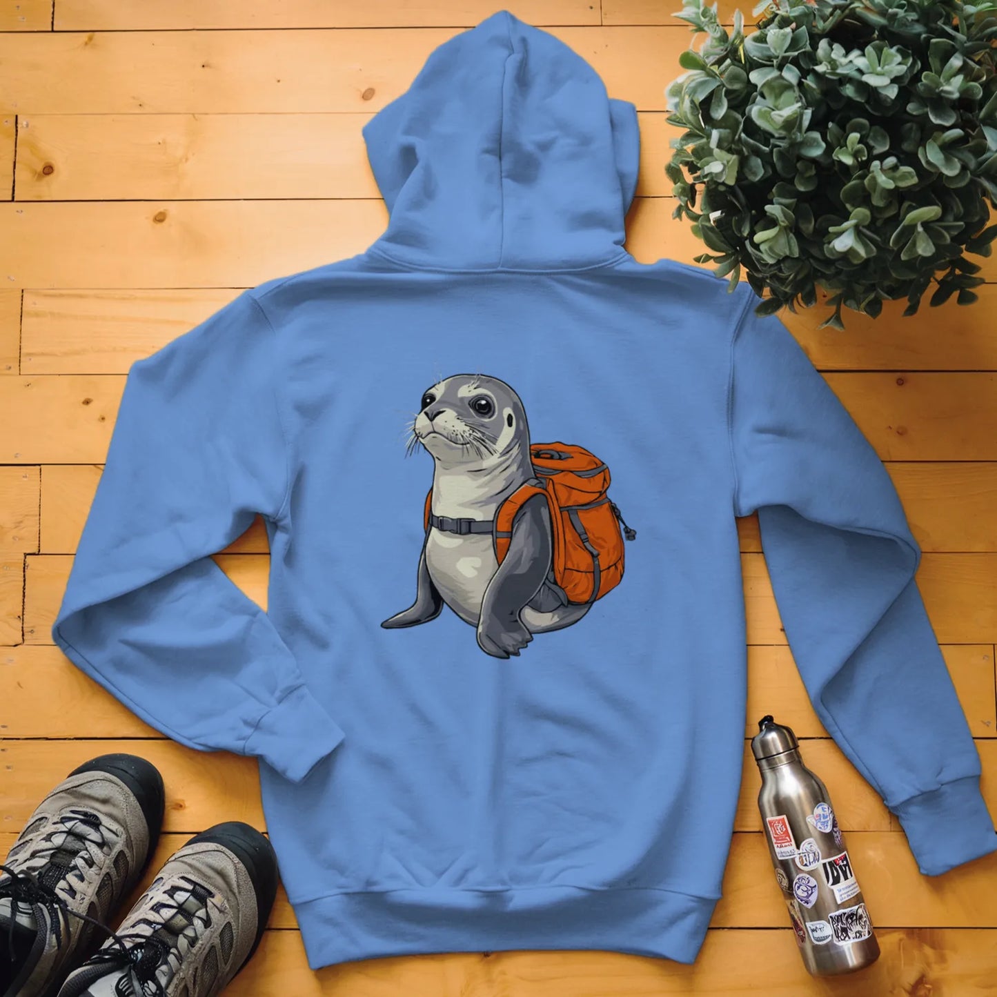 Grey Seal Backpacker Hoodie