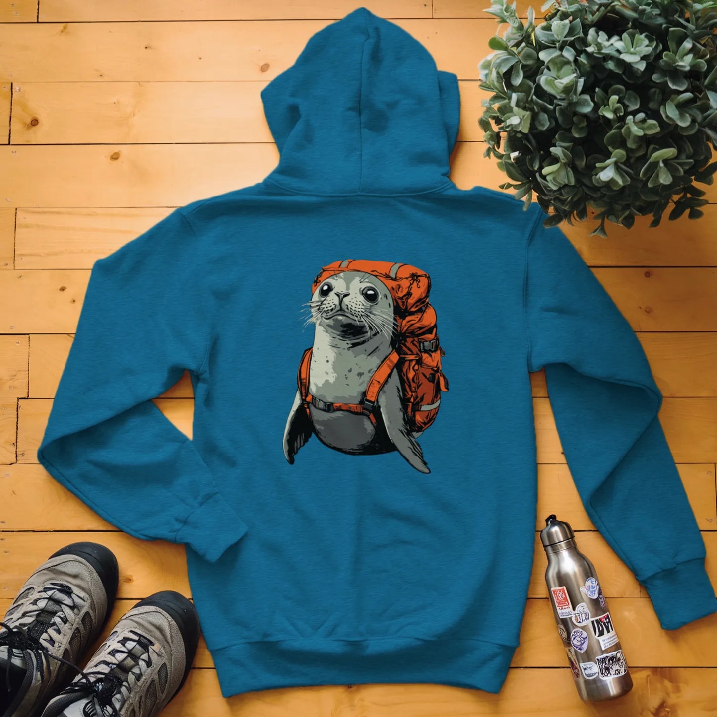Grey Seal Backpacker Hoodie