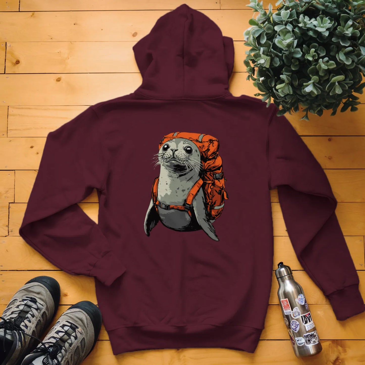 Grey Seal Backpacker Hoodie