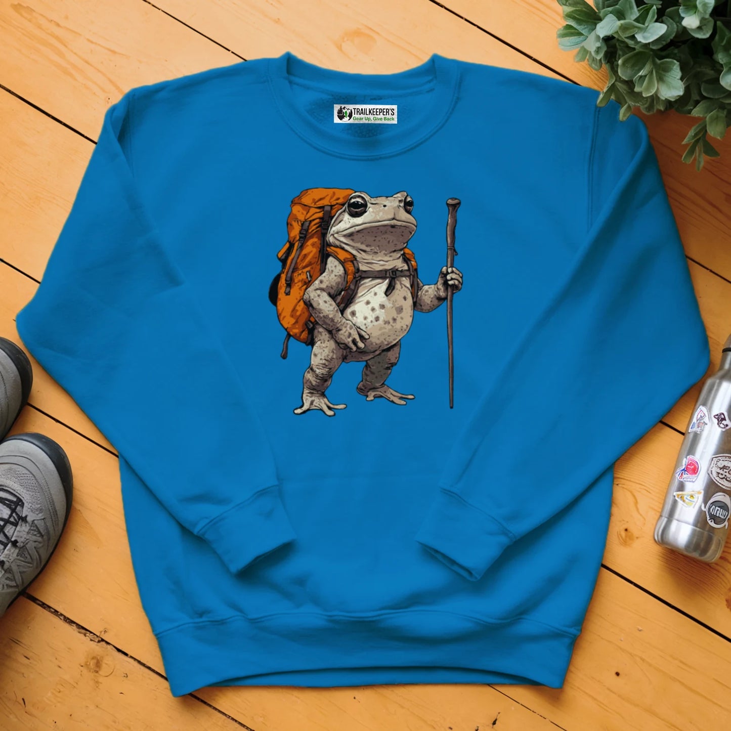 Grey Tree Frog Backpacker Sweatshirt