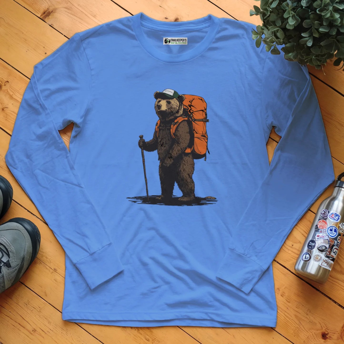 Grizzly Backpacker Long Sleeve T-Shirt