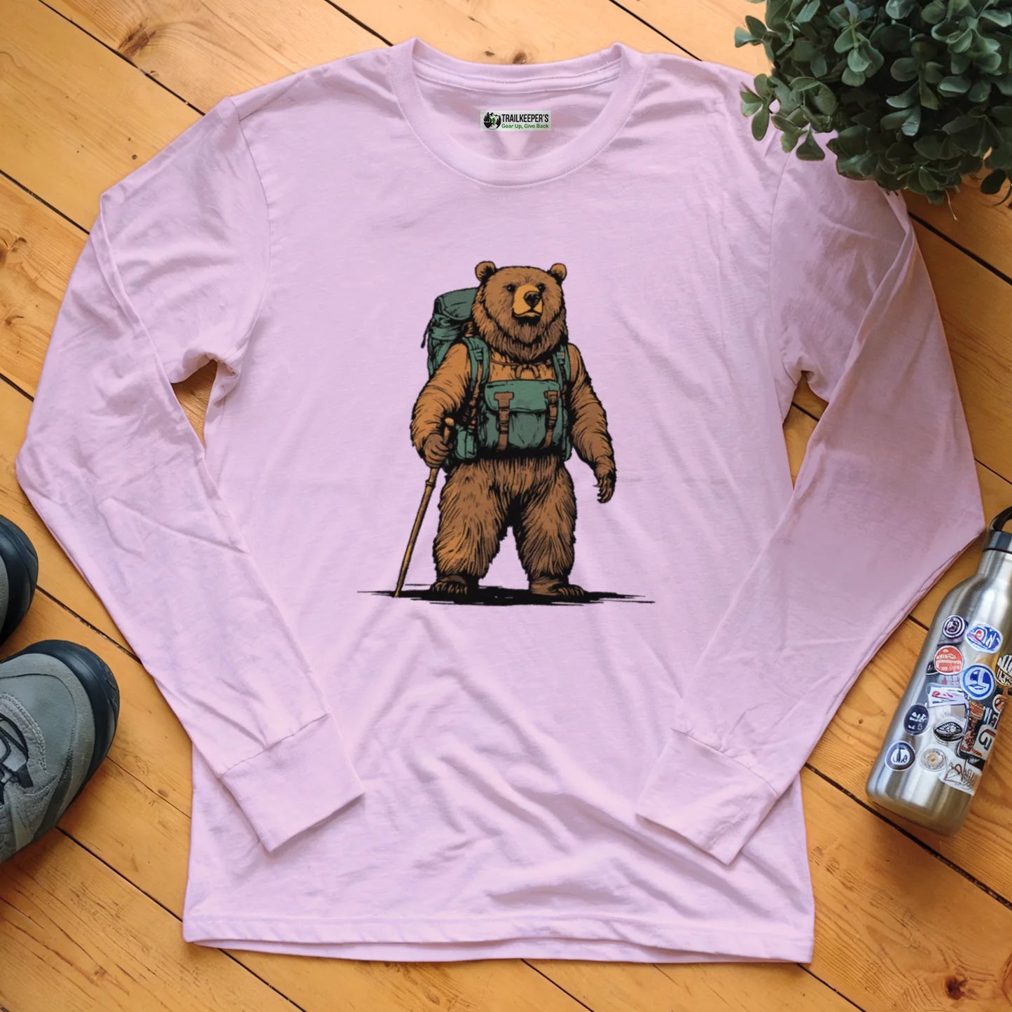 Grizzly Backpacker Long Sleeve T-Shirt