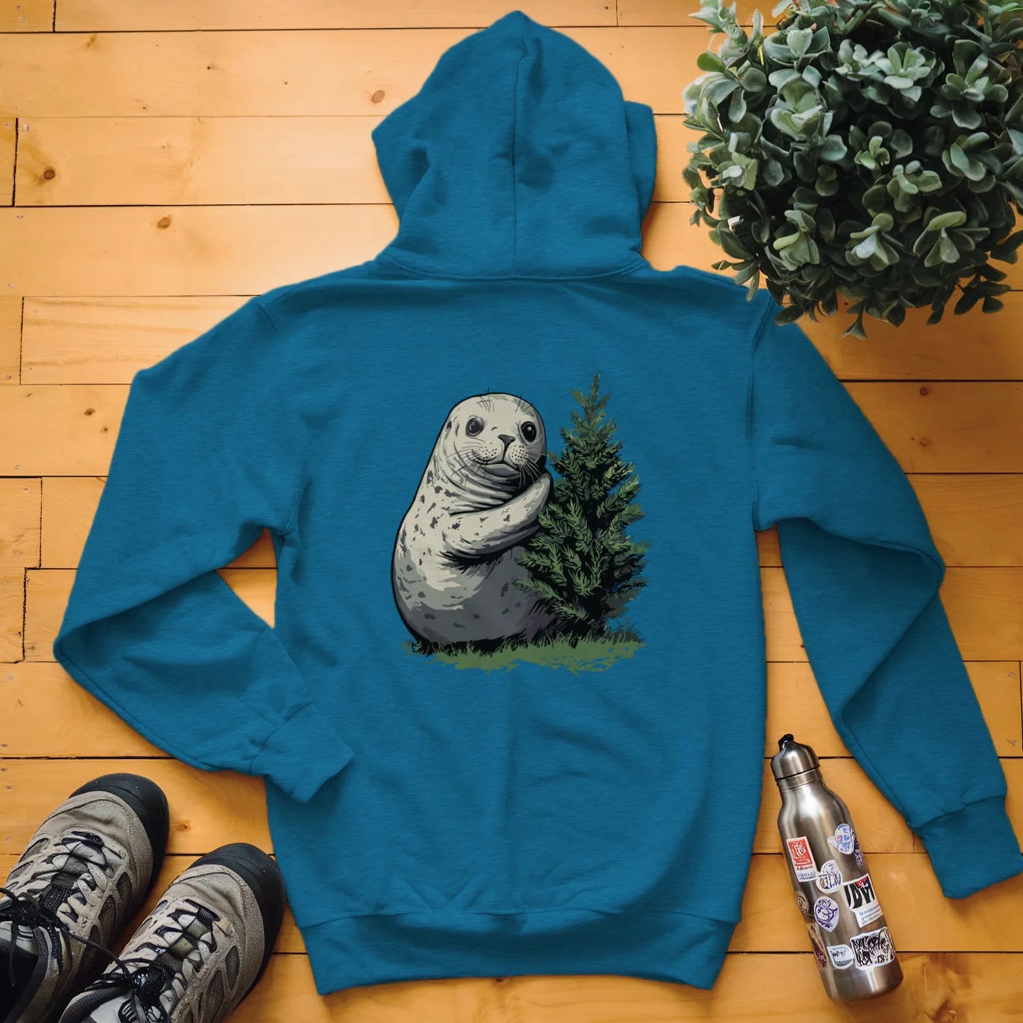 Harbor Seal Tree Hugger Hoodie