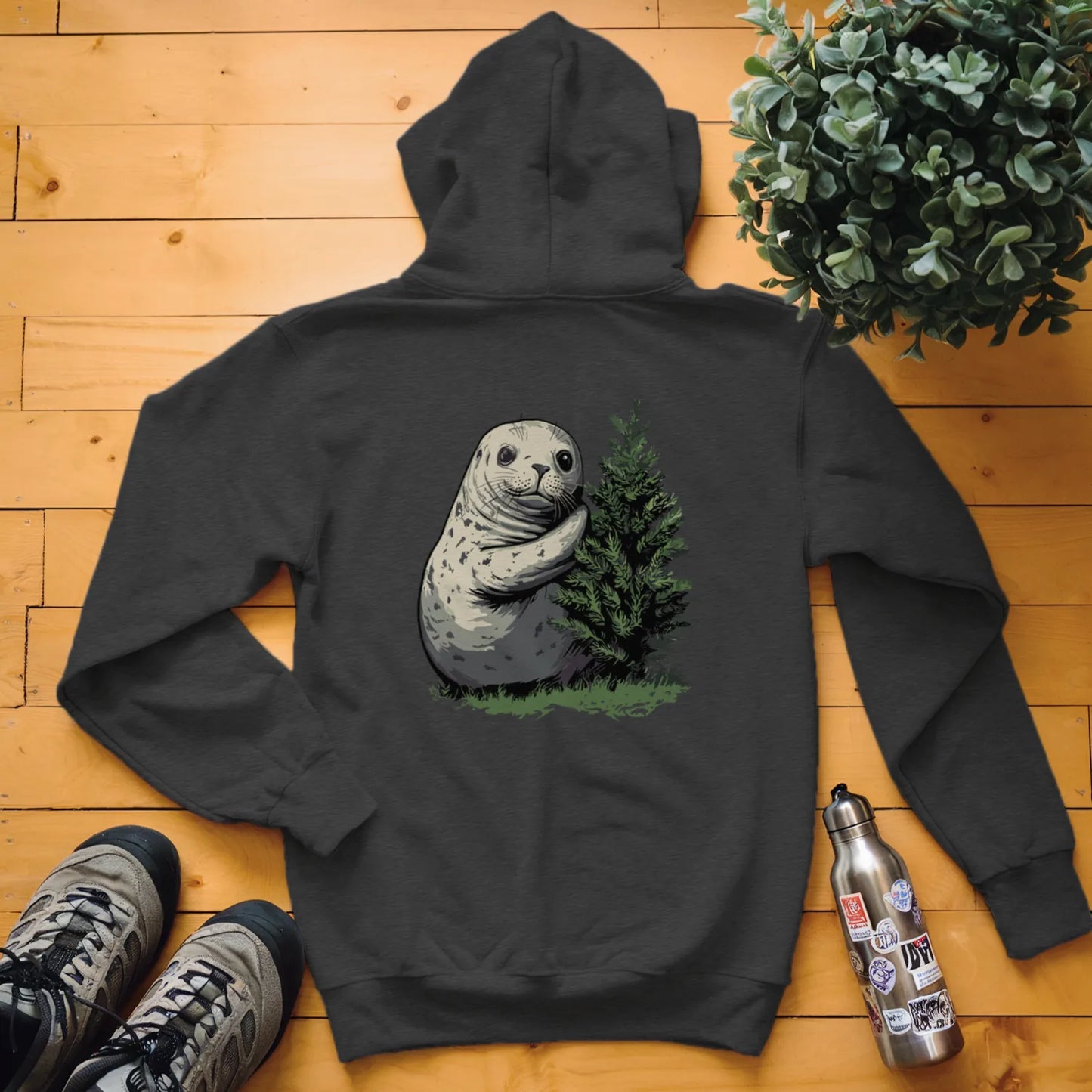 Harbor Seal Tree Hugger Hoodie