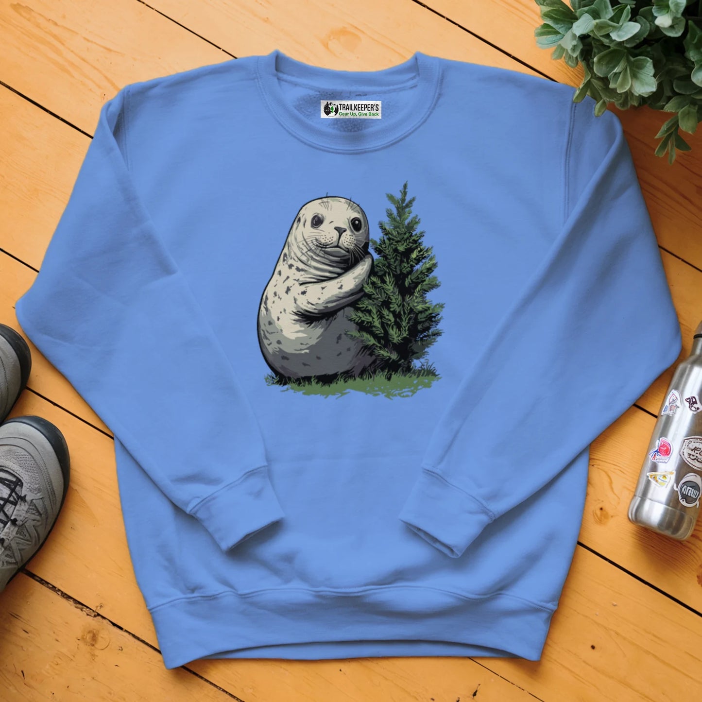 Harbor Seal Tree Hugger Sweatshirt