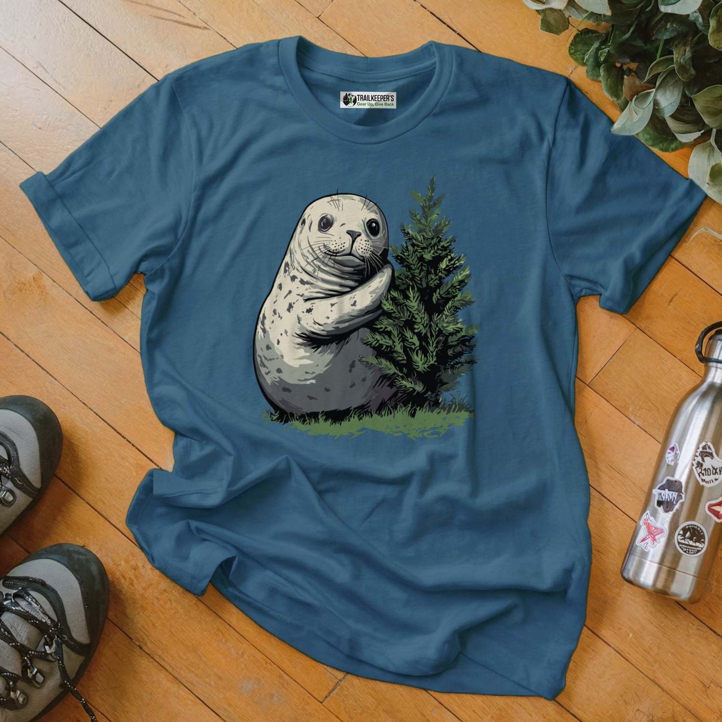 Harbor Seal Tree Hugger T-Shirt