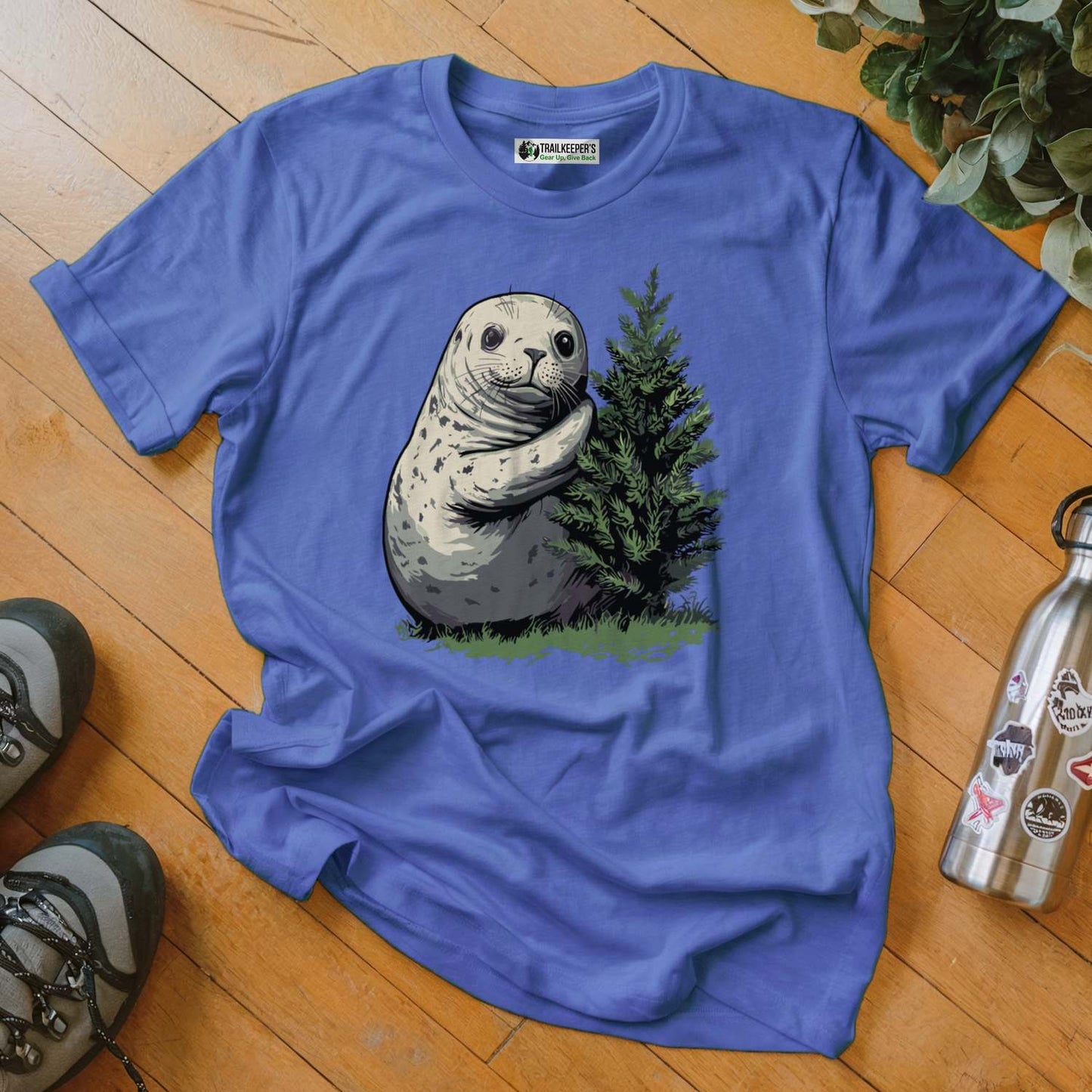 Harbor Seal Tree Hugger T-Shirt