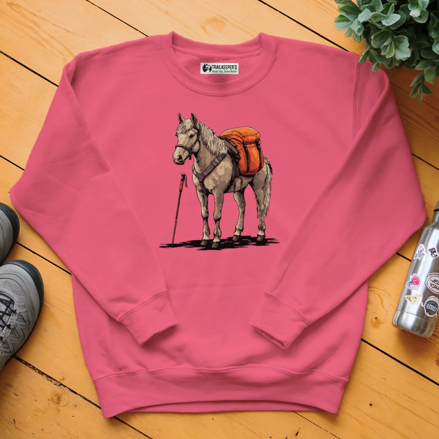 Horse Backpacker Sweatshirt