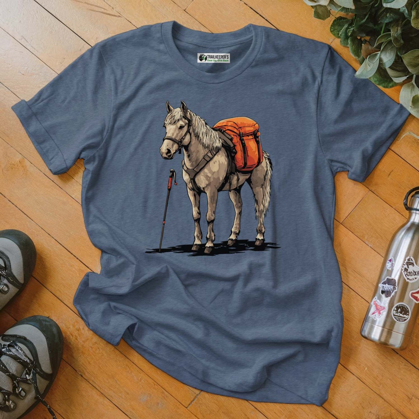 Horse Backpacker T-Shirt