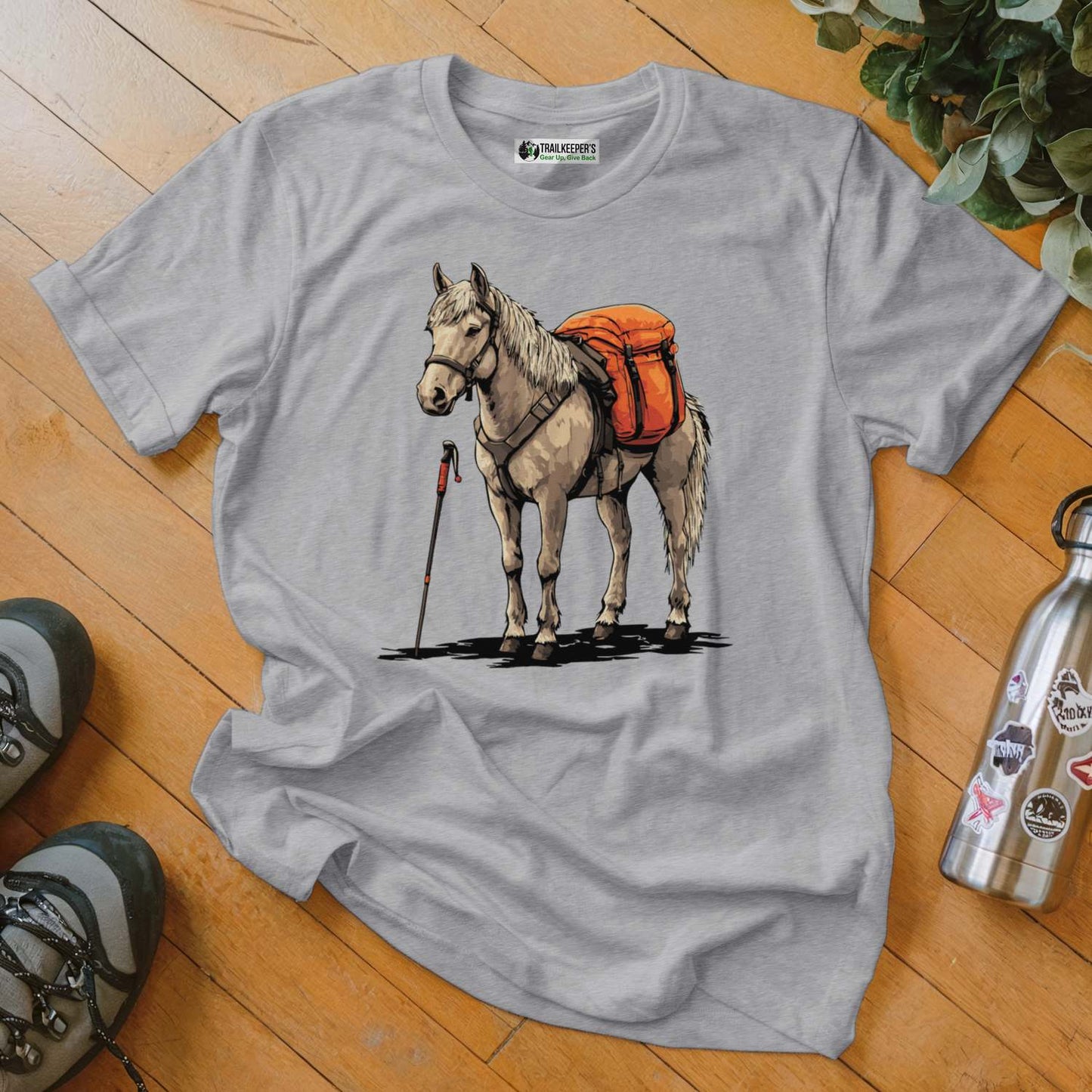 Horse Backpacker T-Shirt