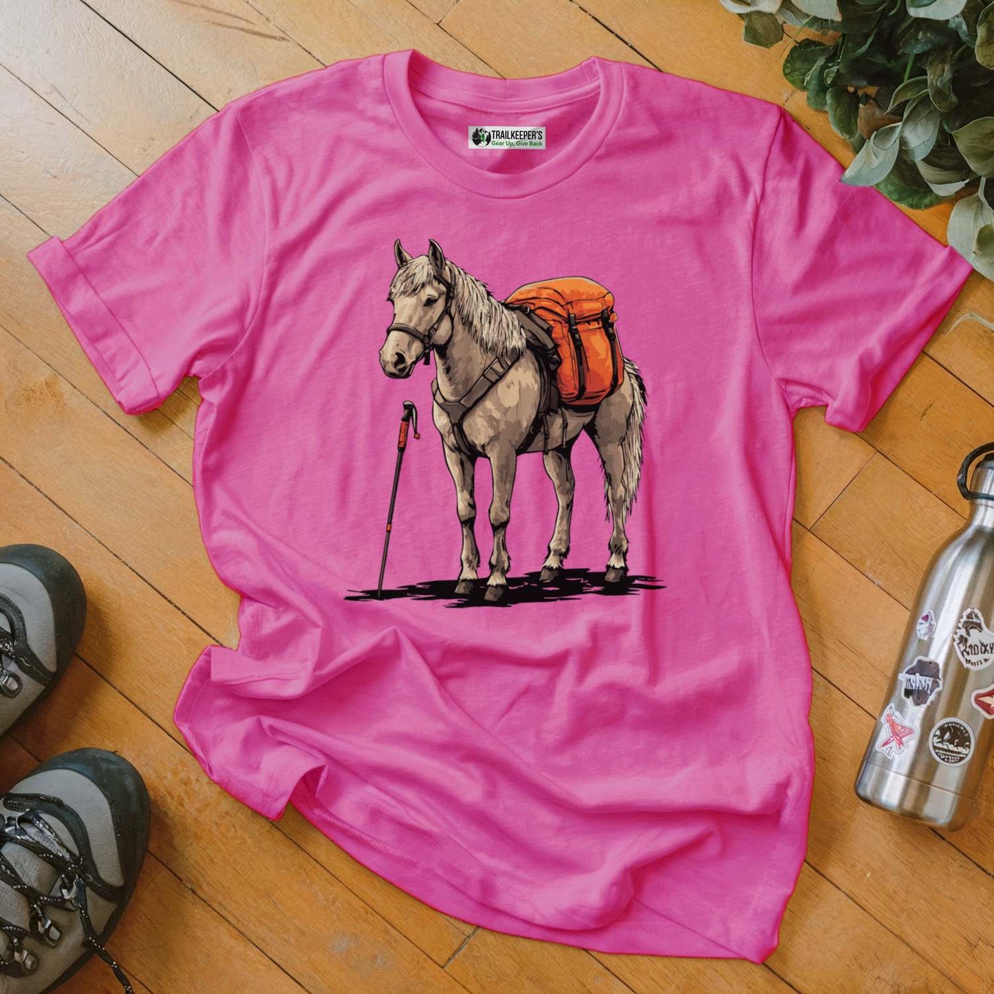 Horse Backpacker T-Shirt