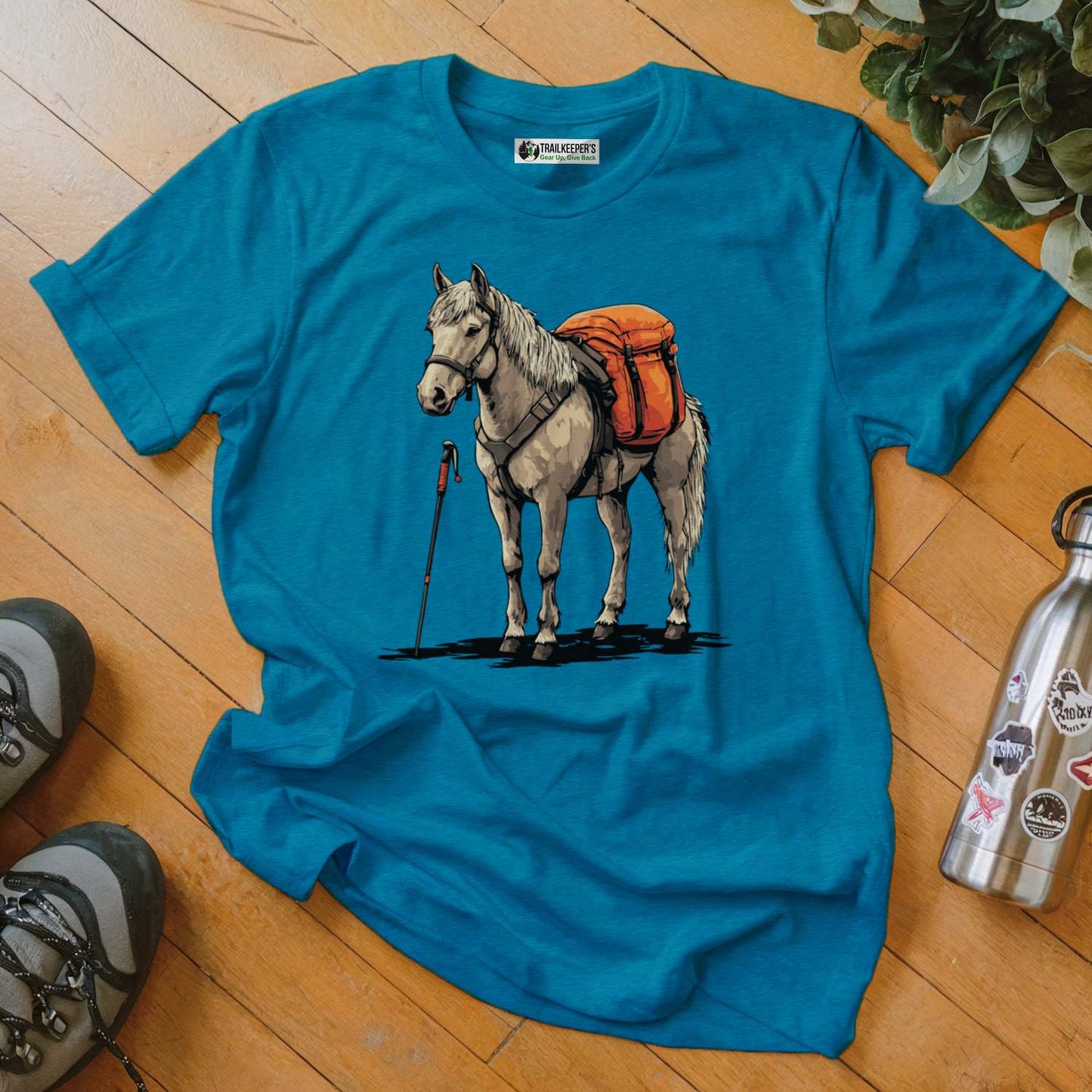 Horse Backpacker T-Shirt