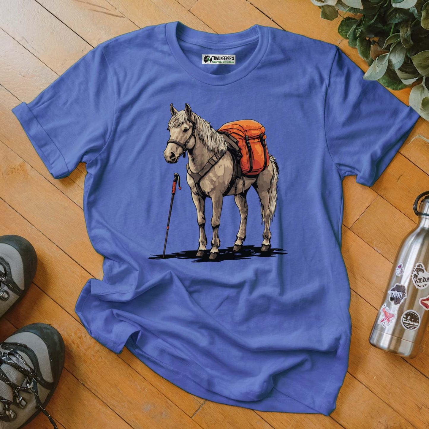 Horse Backpacker T-Shirt