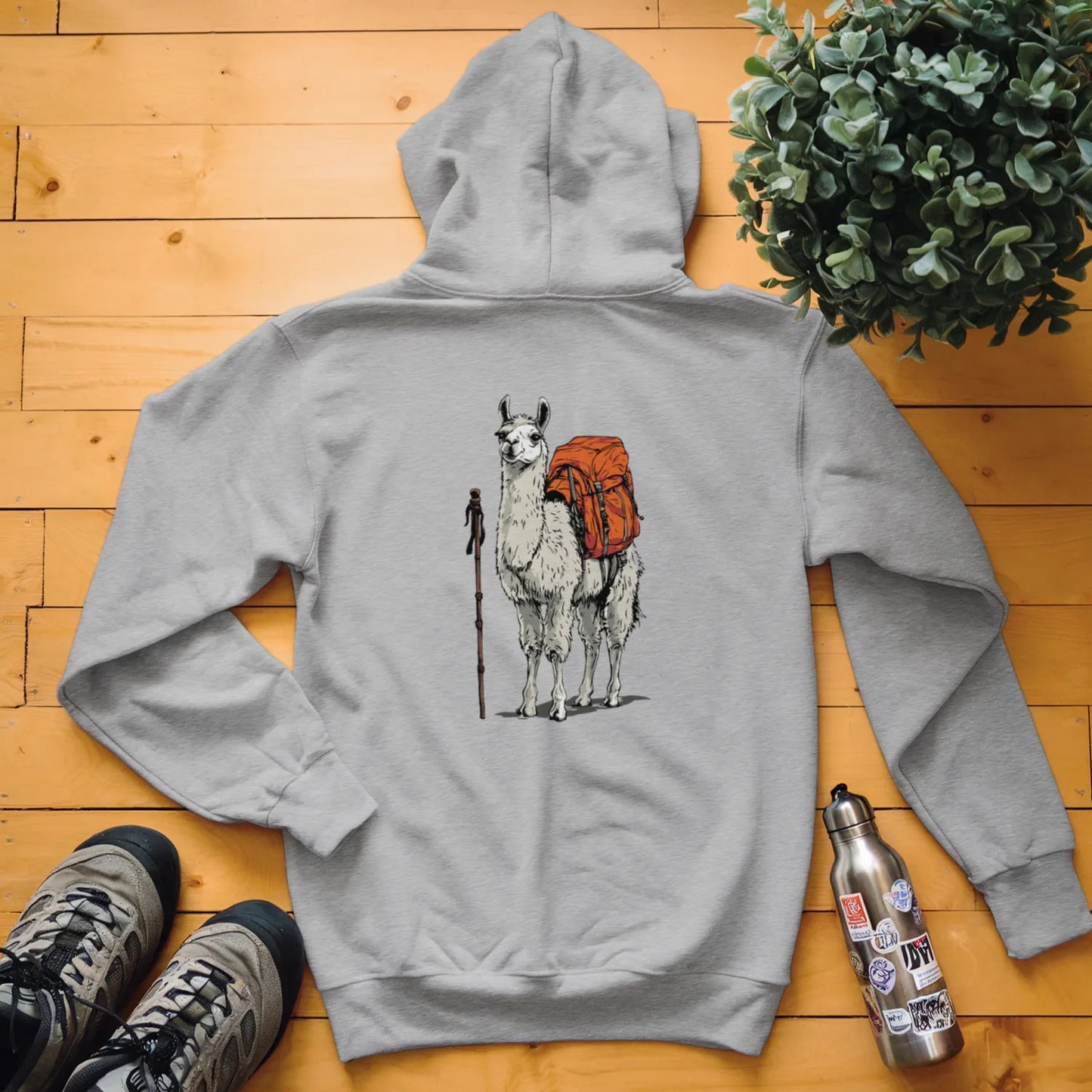 Llama Backpacker Hoodie