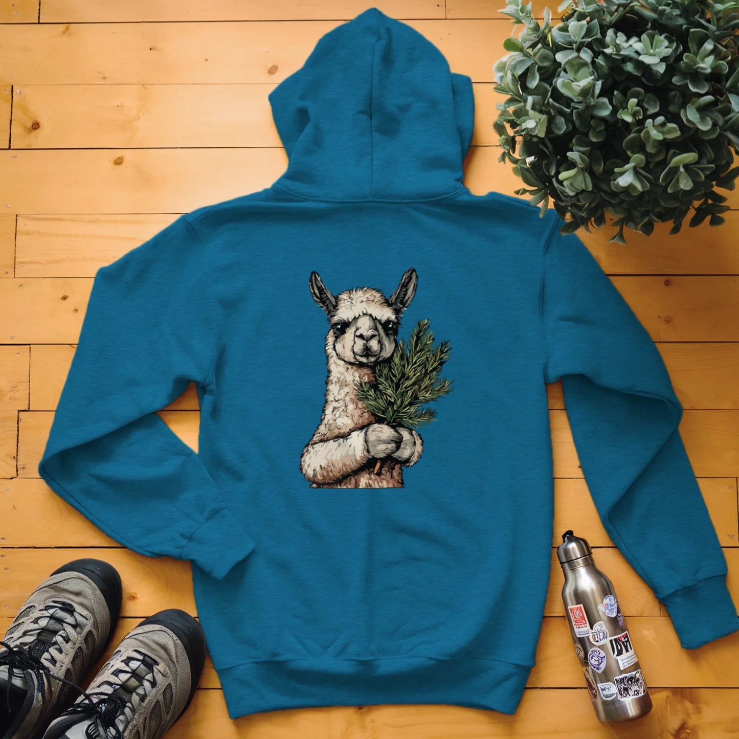 Llama Tree Hugger Hoodie