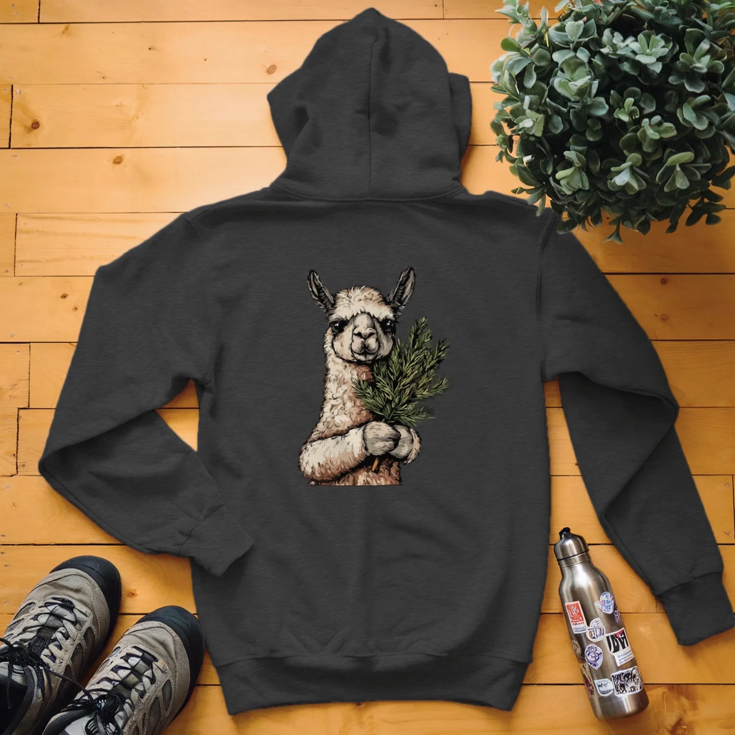 Llama Tree Hugger Hoodie