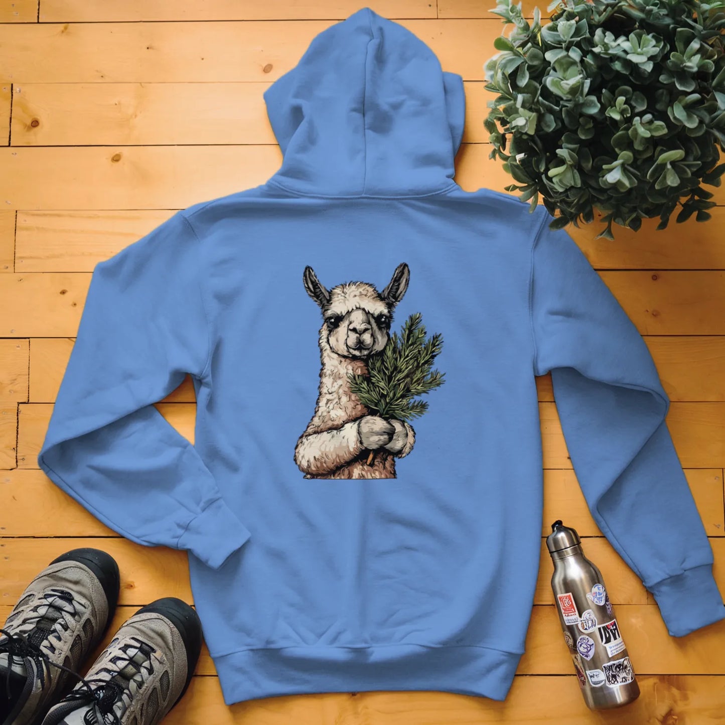 Llama Tree Hugger Hoodie