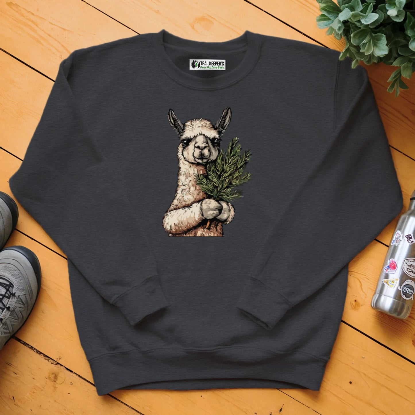 Llama Tree Hugger Sweatshirt