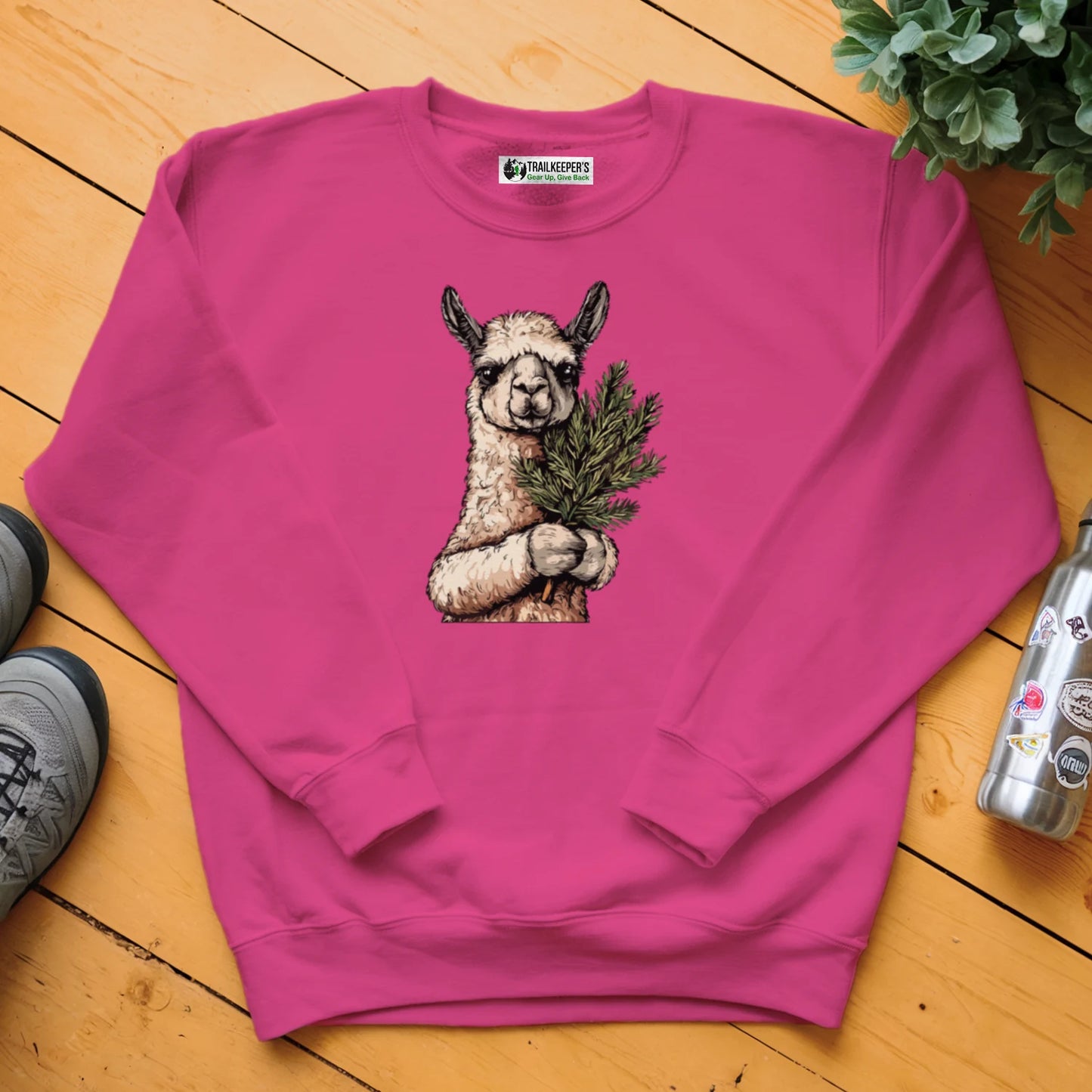 Llama Tree Hugger Sweatshirt