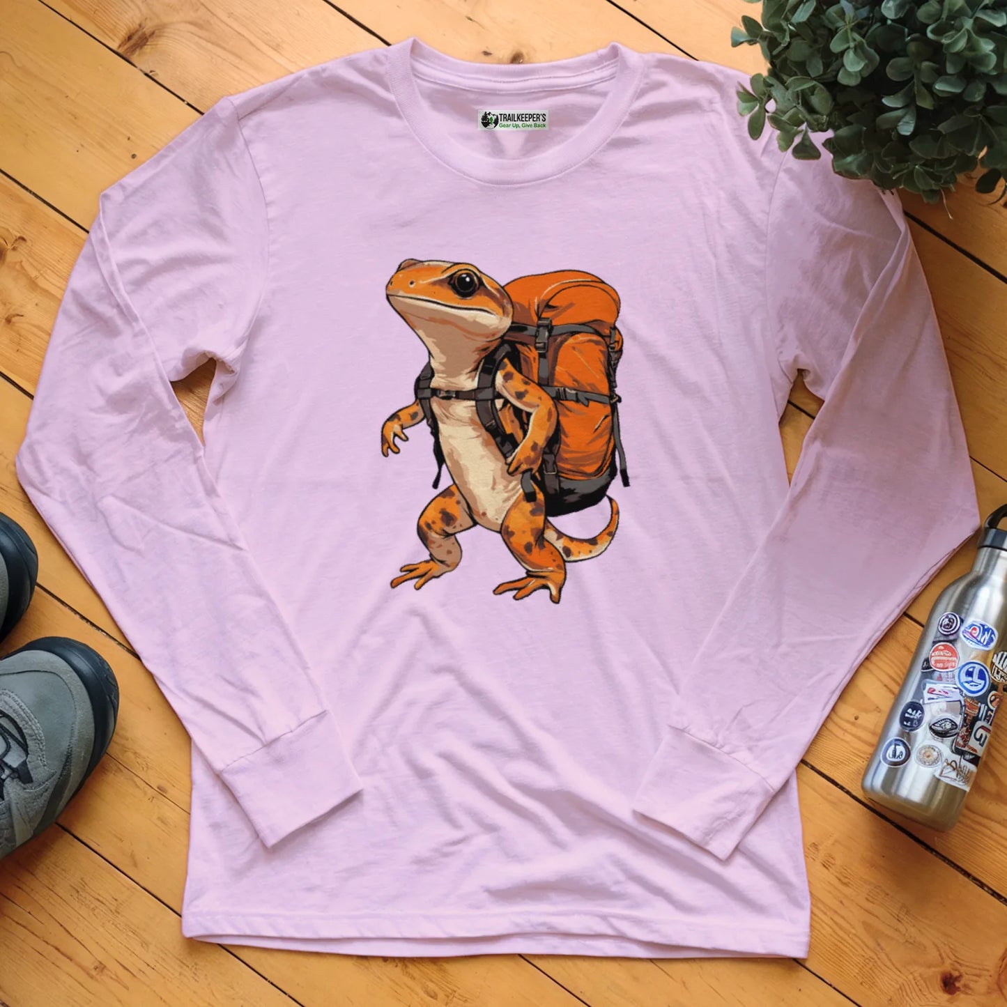 Long-tailed Salamander Backpacker Long Sleeve T-Shirt