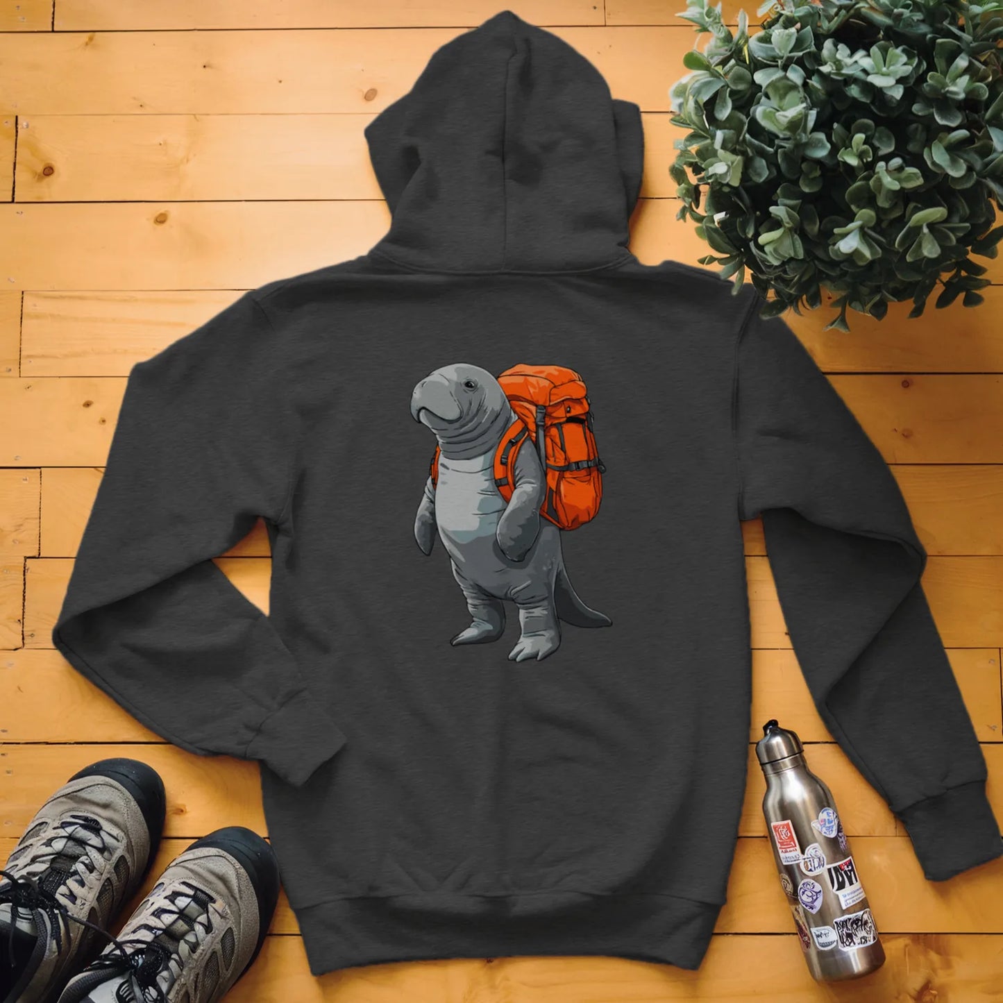Manatee Backpacker Hoodie