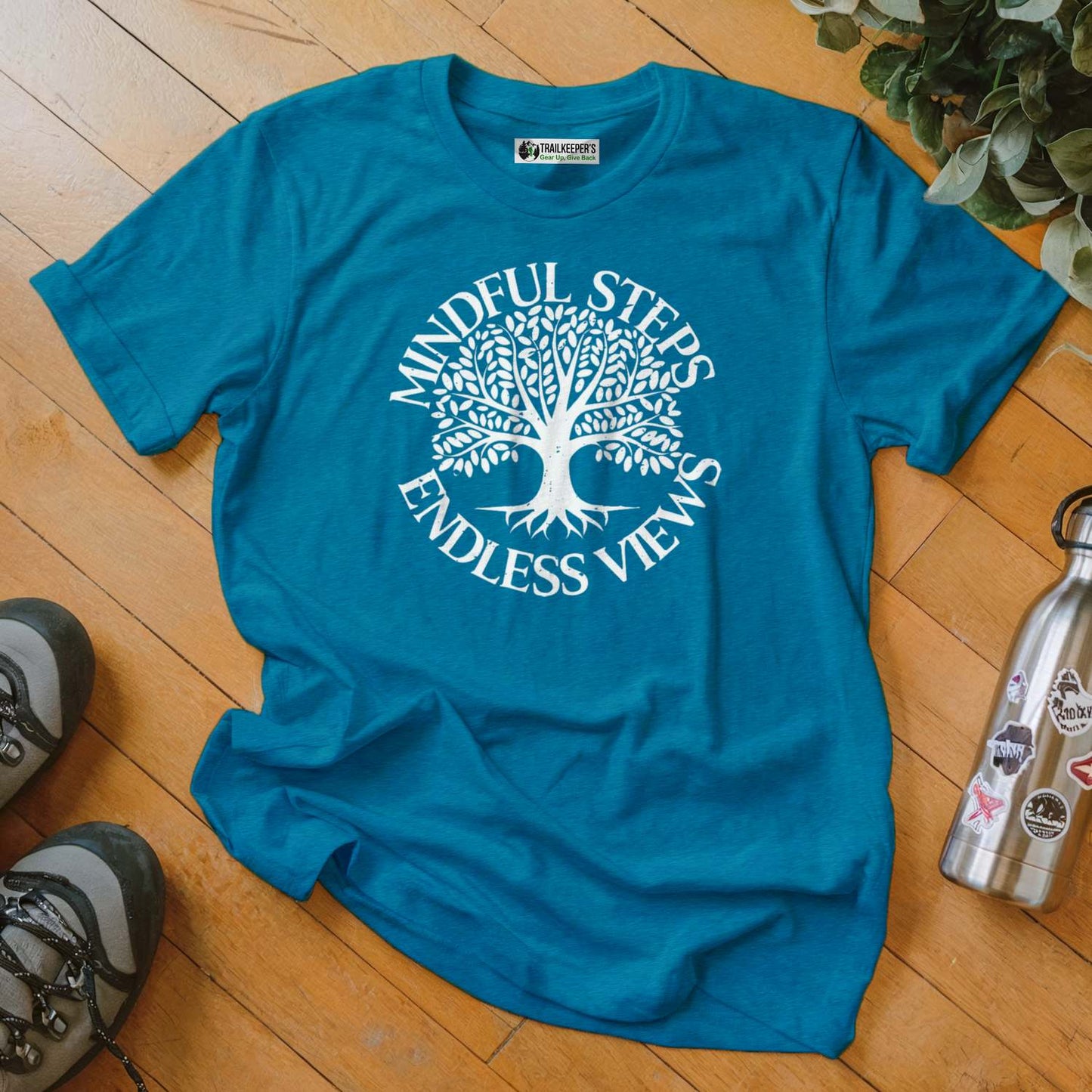 Mindful Steps, Endless Views T-Shirt