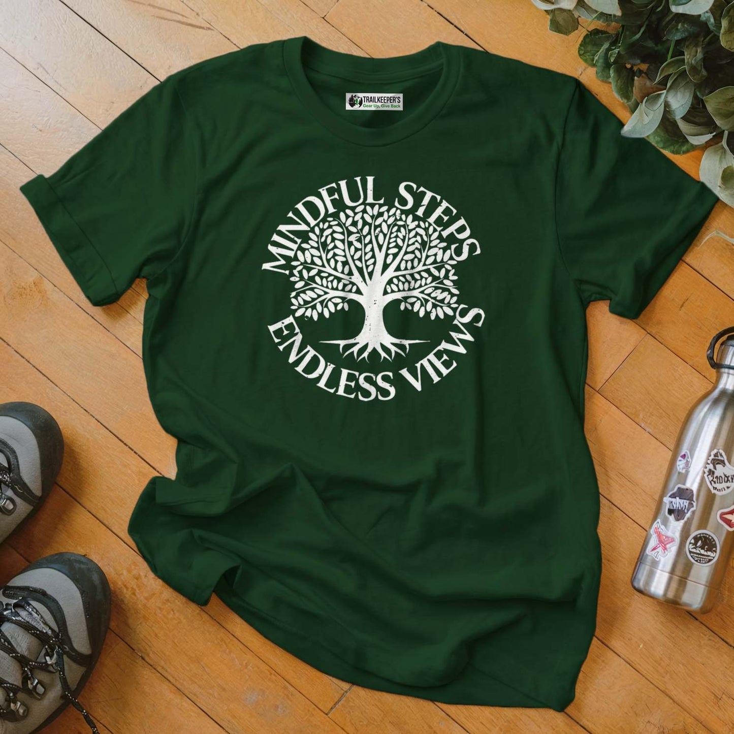 Mindful Steps, Endless Views T-Shirt