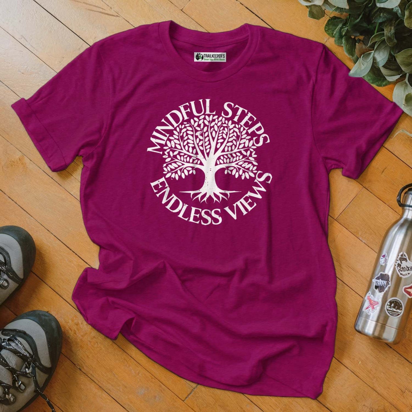 Mindful Steps, Endless Views T-Shirt