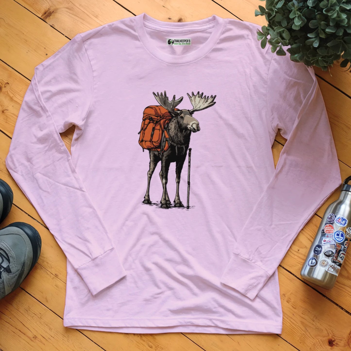 Moose Backpacker Long Sleeve T-Shirt